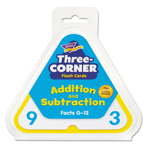 ESTEPT1670 - Addition-subtraction Three-Corner Flash Cards, 6 & Up, 48-set