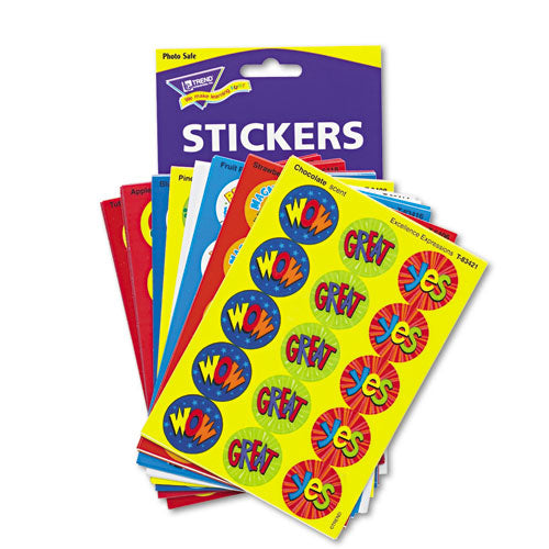 ESTEPT6490 - Stinky Stickers Variety Pack, Praise Words, 432-pack