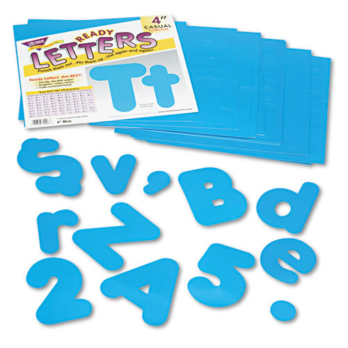 ESTEPT79903 - Ready Letters Casual Combo Set, Blue, 4"h, 182-set