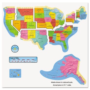 ESTEPT8160 - Bulletin Board Box Sets, United States Map, 46" X 24"