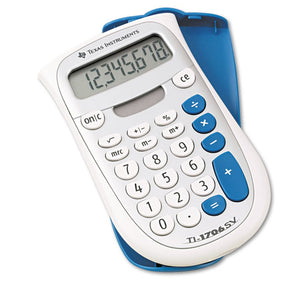 ESTEXTI1706SV - Ti-1706sv Handheld Pocket Calculator, 8-Digit Lcd