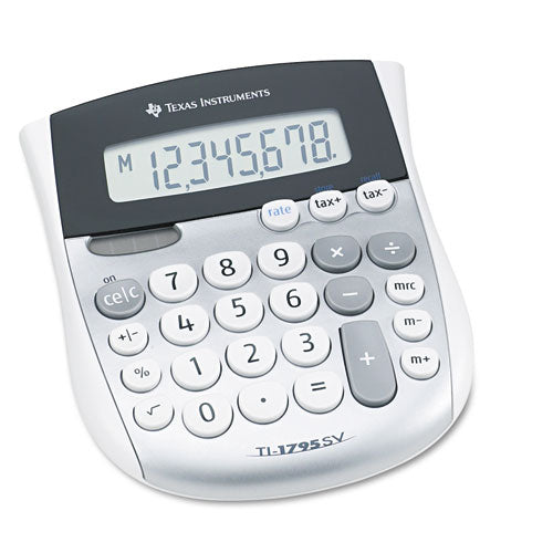ESTEXTI1795SV - Ti-1795sv Minidesk Calculator, 8-Digit Lcd