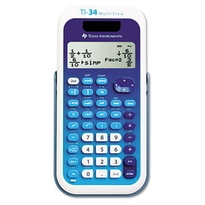 ESTEXTI34MULTIV - Ti-34 Multiview Scientific Calculator, 16-Digit Lcd