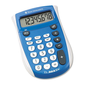 ESTEXTI503SV - Ti-503sv Pocket Calculator, 8-Digit Lcd