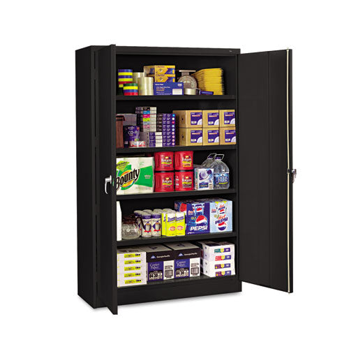 ESTNNJ1878SUBK - Assembled Jumbo Steel Storage Cabinet, 48w X 18d X 78h, Black