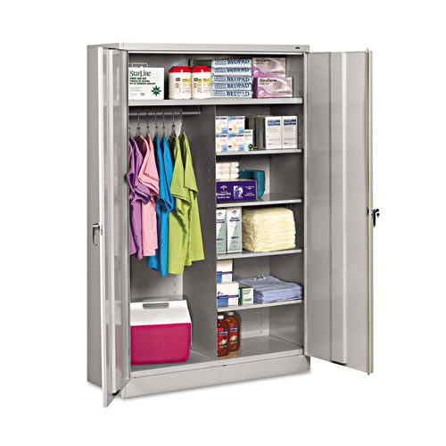 ESTNNJ2478SUCLGY - Jumbo Combination Steel Storage Cabinet, 48w X 24d X 78h, Light Gray