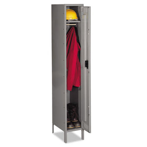 ESTNNSTS1218721MG - Single Tier Locker With Legs, 12w X 18d X 78h, Medium Gray