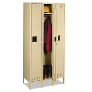 ESTNNSTS1218723SD - Single Tier Locker With Legs, Three Units, 36w X 18d X 78h, Sand