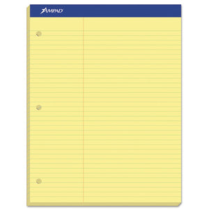 ESTOP20245 - Double Sheets Pad, Law Rule, 8 1-2 X 11 3-4, Canary, 100 Sheets