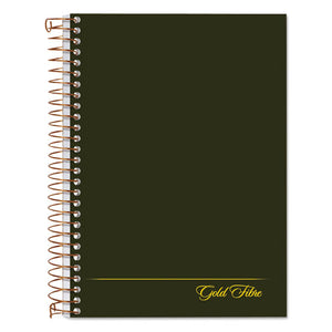 ESTOP20801 - Gold Fibre Personal Notebook, College-medium, 7 X 5, Classic Green, 100 Sheets