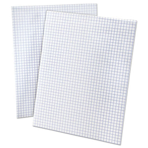ESTOP22030C - Quadrille Pads, 4 Squares-inch, 8 1-2 X 11, White, 50 Sheets