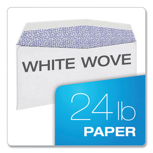 1099 Double Window Envelope, Commercial Flap, Gummed Closure, Contemporary Seam, 3.75 X 8.75, White, 24-pack
