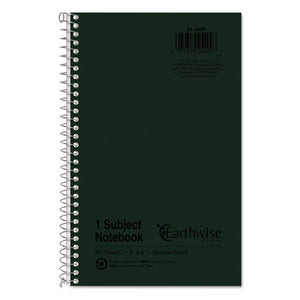 ESTOP25400 - Earthwise By Oxford 1-Subject Notebook, Narrow Rule, 8 X 5, We, 80 Sh