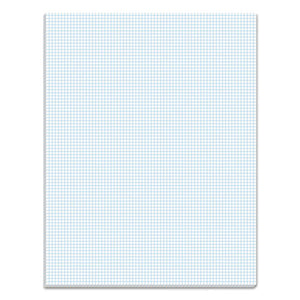 ESTOP33081 - Quadrille Pads, 8 Squares-inch, 8 1-2 X 11, White, 50 Sheets