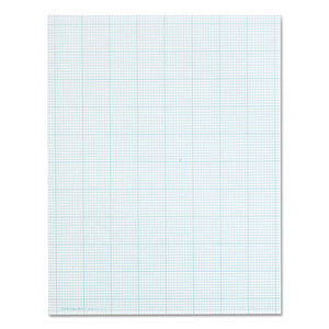 ESTOP35101 - Cross Section Pads W-10 Squares, 8 1-2 X 11, White, 50 Sheets