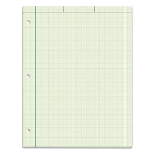 ESTOP35510 - Engineering Computation Pad, Grid To Edge, 8 1-2 X 11, Green, 100 Sheets