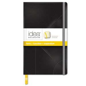 ESTOP56872 - Idea Collective Journal, Hard Cover, Side Binding, 8 1-4 X 5, Black, 120 Sheets