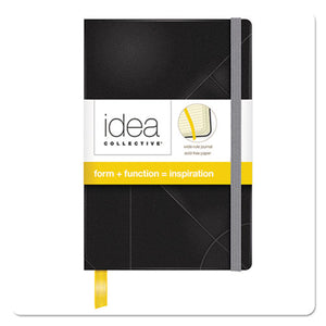 ESTOP56874 - Idea Collective Journal, Hard Cover, Side Bound, 5 1-2 X 3 1-2, Black, 96 Sheets