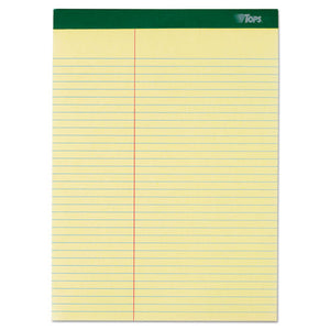 ESTOP63396 - Double Docket Ruled Pads, 8 1-2 X 11 3-4, Canary, 100 Sheets, 6 Pads-pack