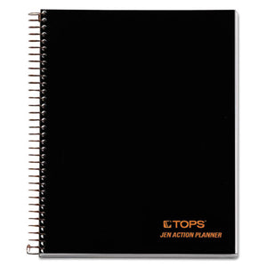 ESTOP63828 - Jen Action Planner, Ruled, 8 1-2 X 6 3-4, White, 100 Sheets