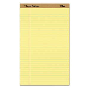 ESTOP71572 - "THE LEGAL PAD" RULED PADS, LEGAL-WIDE, 8 1-2 X 14, CANARY, 50 SHEETS, DOZEN