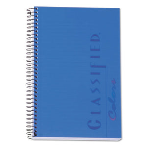 ESTOP73506 - Color Notebook, Blue Cover, 8 1-2 X 5 1-2, White, 100 Sheets