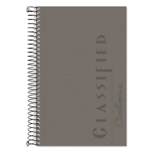 ESTOP73507 - Color Notebook, Graphite Cover, 8 1-2 X 5 1-2, White, 100 Sheets