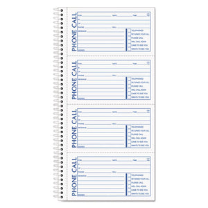 ESTOP74620 - Second Nature Phone Call Book, 2 3-4 X 5, Two-Part Carbonless, 400 Forms