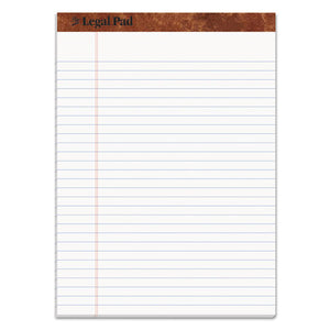 ESTOP75330 - "THE LEGAL PAD" RULED PADS, LEGAL-WIDE, 8 1-2 X 11 3-4, WHITE, 50 SHEETS