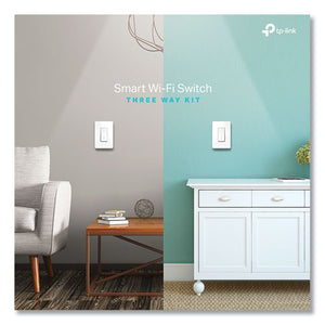 Kasa Smart Wi-fi Light Switch Kit, Three-way, 3.3" X 1.8" X 5"