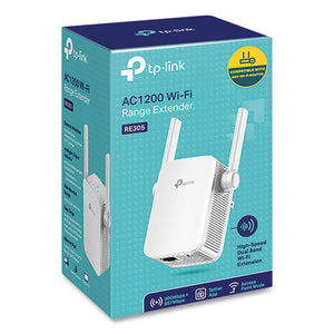 Re305 Ac1200 Wi-fi Range Extender, 1 Port, Dual-band 2.4 Ghz-5 Ghz