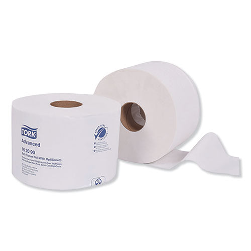 Advanced Bath Tissue Roll With Opticore, Septic Safe, 2-ply, White, 865 Sheets-roll, 36-carton