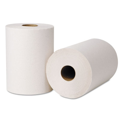 ESTRK214250 - HARDWOUND ROLL TOWELS, 425 FT X 8 IN, NATURAL WHITE