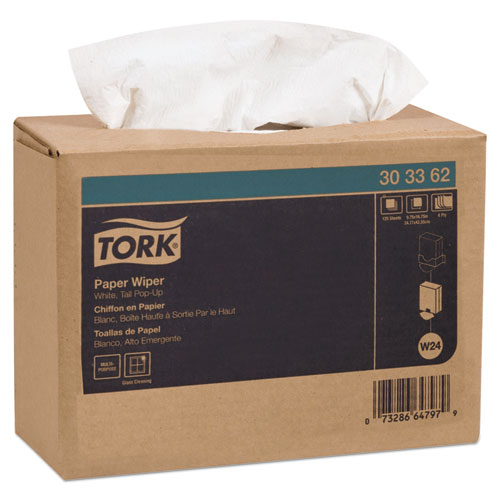 ESTRK303362 - MULTIPURPOSE PAPER WIPER, 16 3-4 X 9 3-4, WHITE, 125-BOX, 8-CARTON