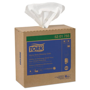 ESTRK5301755 - HEAVY-DUTY CLEANING CLOTH, 1-PLY, 8.46" X 16.12", WHITE, 80-BOX, 5 BOXES-CARTON