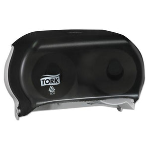 ESTRK59TR - Twin Standard Roll Bath Tissue Dispenser For 4.9" Rolls,12.75x5.57x8.25, Smoke