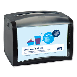 Xpressnap Tabletop Napkin Dispenser, 7.9w X 5.9d X 6.1h, Black