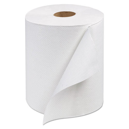 ESTRKRB6002 - UNIVERSAL HAND TOWEL ROLL, 1-PLY, WHITE, 600 FT-ROLL, 12 ROLLS-CARTON