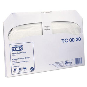 ESTRKTC0020 - TOILET SEAT COVER, 14.5" X 17", WHITE, 20-CARTON