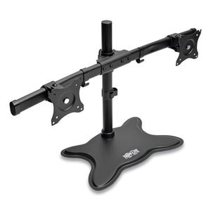 Dual Full Motion Arm Desk Stand For 13" To 27" Monitors, Up To 26 Lbs-arm, Black