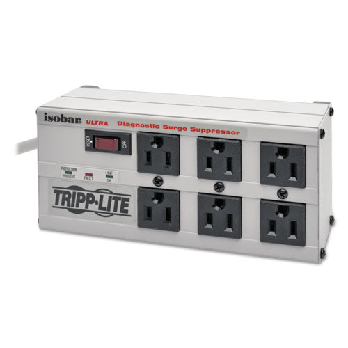 ESTRPISOBAR6ULTRA - Isobar6ultra Isobar Surge Suppressor Metal, 6 Outlets, 6 Ft Cord, 3330 Joules