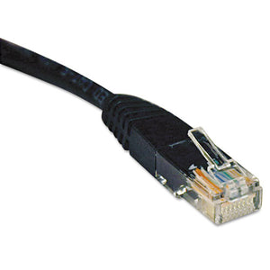 ESTRPN002025BK - Cat5e Molded Patch Cable, 25 Ft., Black