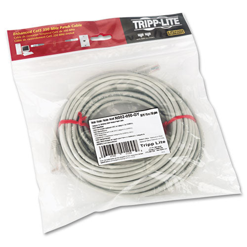 ESTRPN002050GY - Cat5e Molded Patch Cable, 50 Ft., Gray