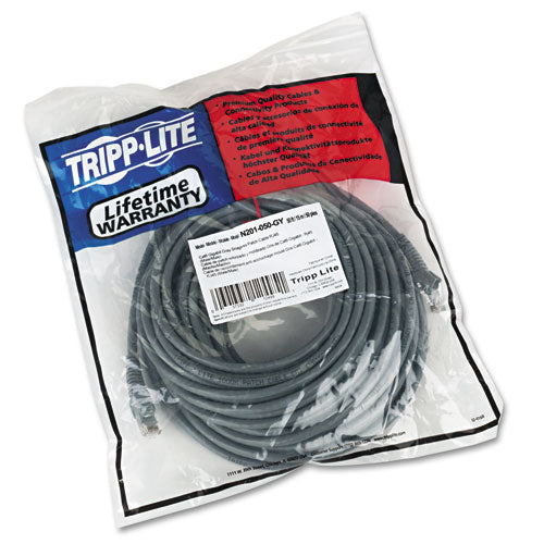 ESTRPN201050GY - Cat6 Snagless Molded Patch Cable, 50 Ft, Gray