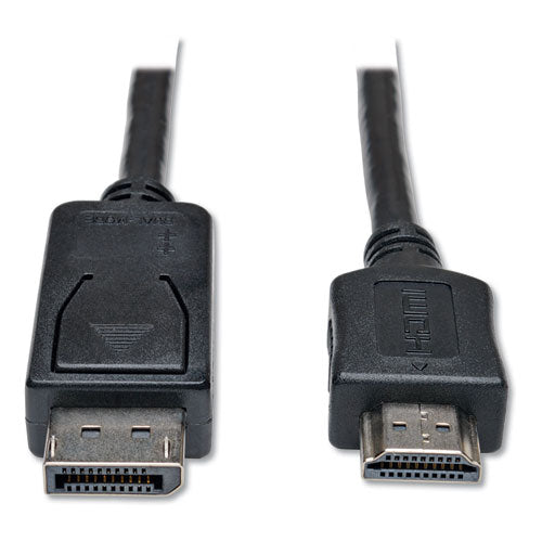 ESTRPP582010 - DISPLAYPORT CABLES, 10 FT, BLACK, DISPLAYPORT-HDMI