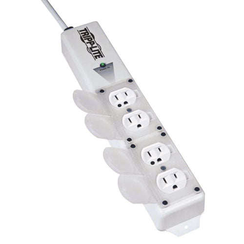 ESTRPPS415HGULTRA - Medical-Grade Power Strip For Moveable Equipment Assembly, 15 Ft Cord, White