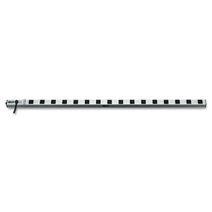 ESTRPPS4816 - Vertical Power Strip, 16 Outlets, 1 1-2 X 48 X 1-2, 15 Ft Cord, Silver