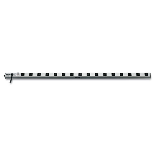 ESTRPPS4816 - Vertical Power Strip, 16 Outlets, 1 1-2 X 48 X 1-2, 15 Ft Cord, Silver