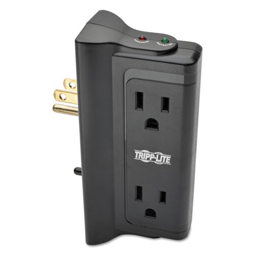 ESTRPTLP4BK - Protect It! Direct Plug-In Surge Suppressor, 4 Outlets, 720 Joules, Black