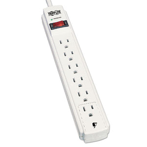 ESTRPTLP604 - Tlp604 Surge Suppressor, 6 Outlets, 4 Ft Cord, 790 Joules, Light Gray